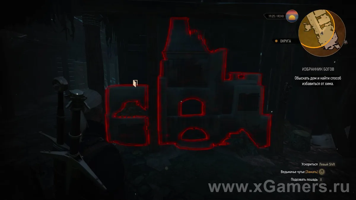 L'utilisation des Sens du sorceleur dans le jeu The Witcher 3
