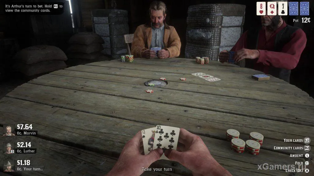 Maitre du jeu ou favori de la fortune dans RDR 2