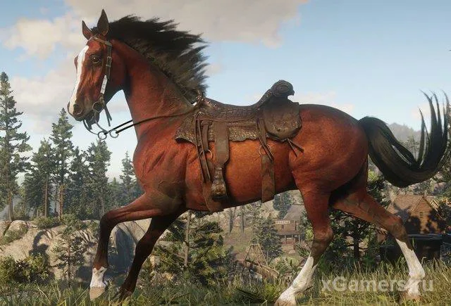 Lancer un lasso sur le Mustang pour vous deplacer et vous maintenir