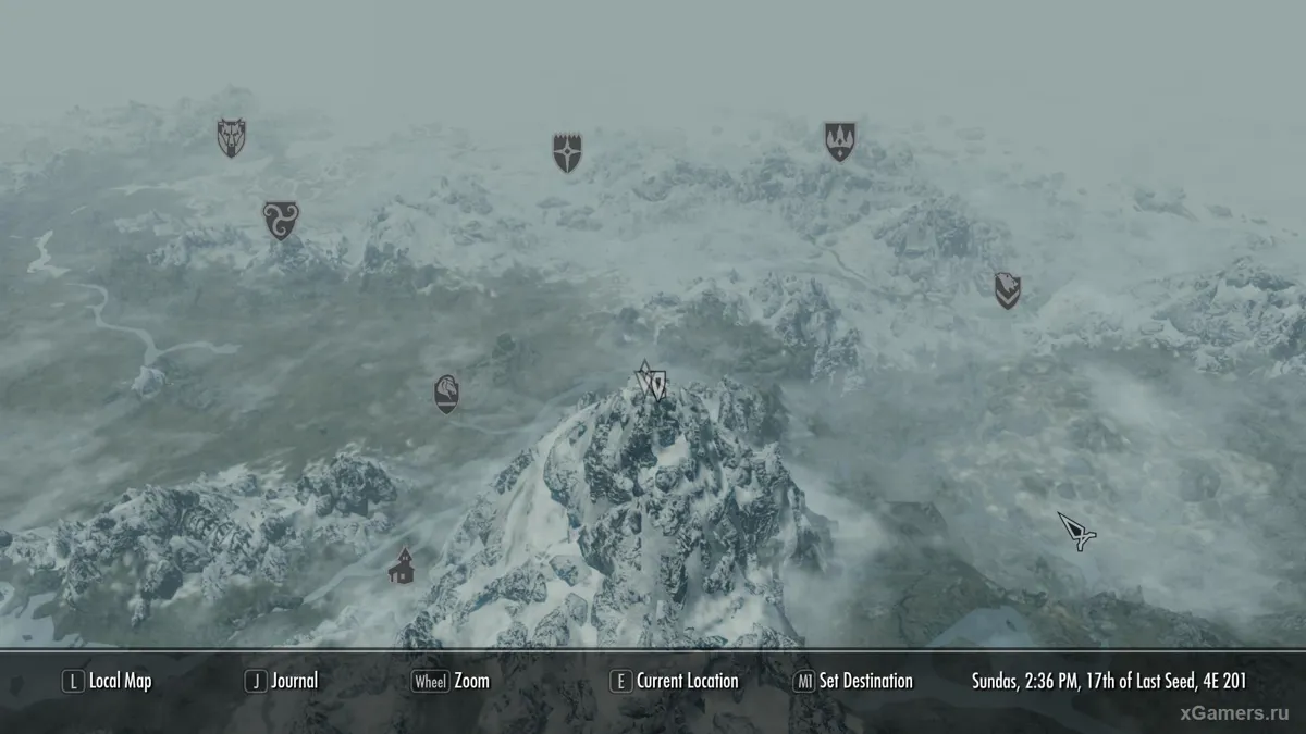 Lieu de la quête : Paarthurnax - Skyrim