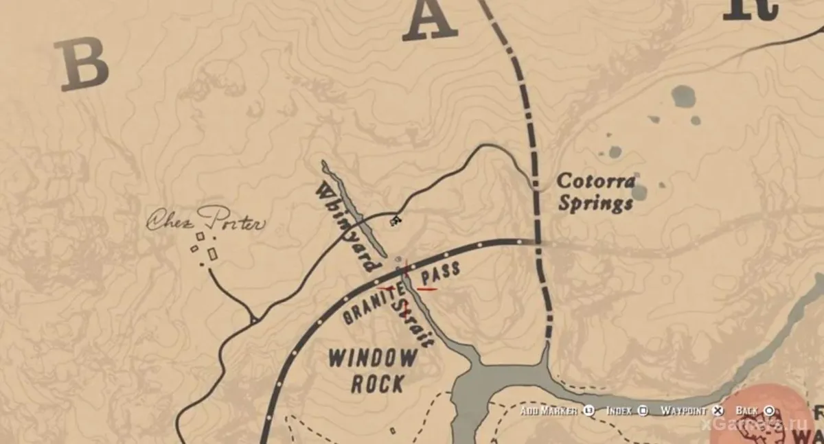 Emplacement du chapeau Nevada - RDR 2