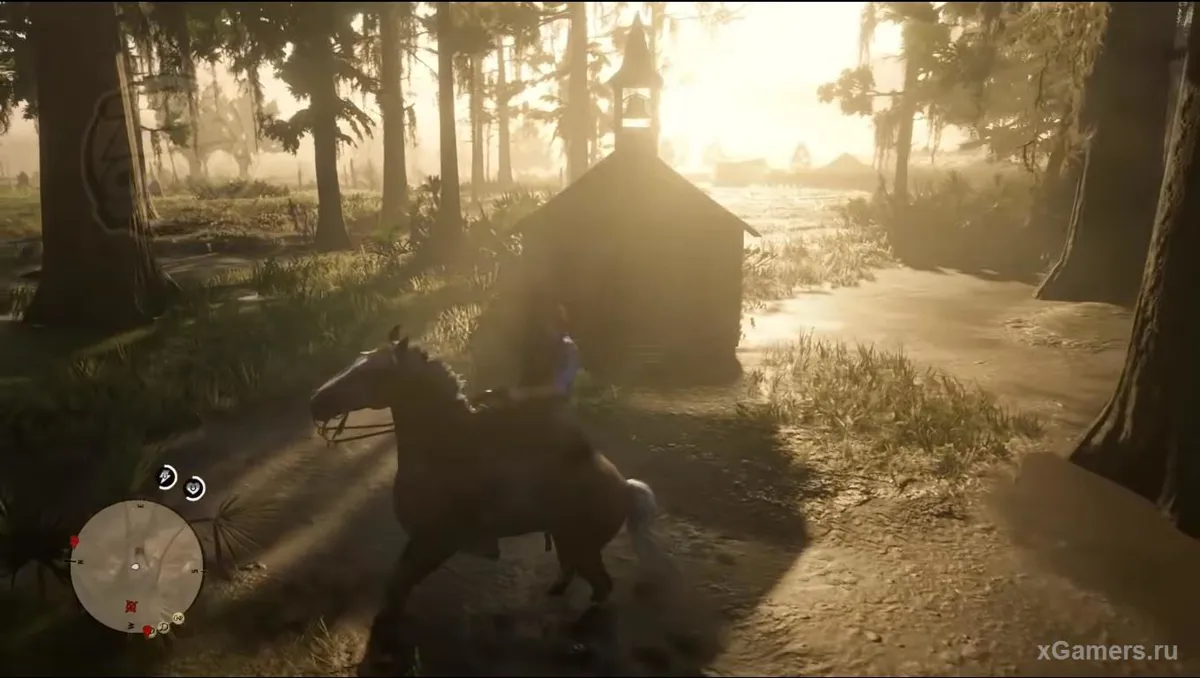 Maison rare ressemblant à un terrier de hobbit dans RDR2