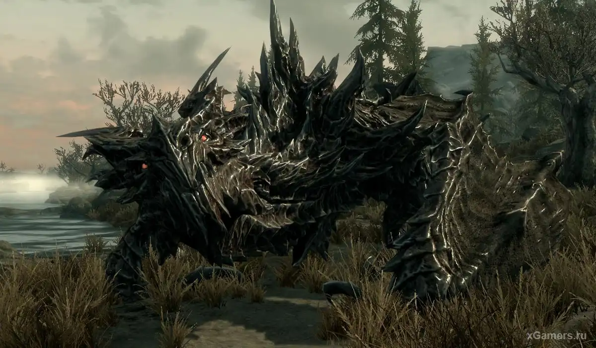 Alduin - le principal antagoniste du jeu et le premier dragon