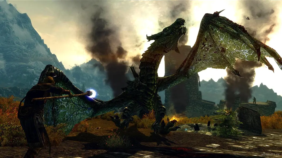 Mirmulnir - le premier dragon que le joueur doit affronter