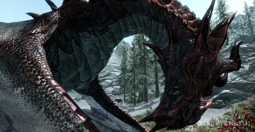 Odahviing - un dragon que le joueur peut soumettre et appeler à l'aide durant un combat