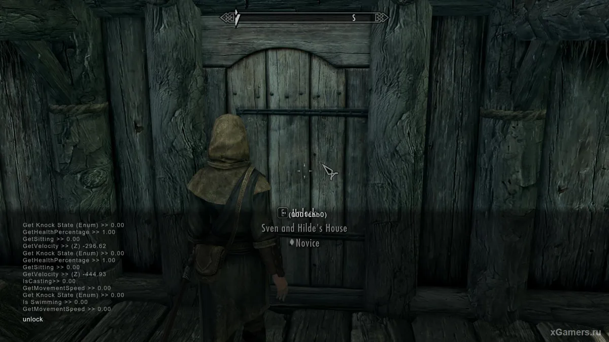 Comment ouvrir une porte grâce à un code de triche dans Skyrim