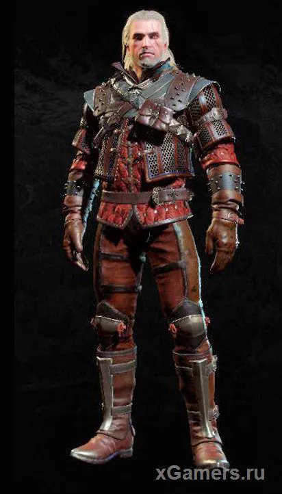 Armure de grand maître de l'école du Loup - plastron et gants