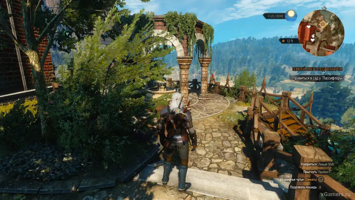 The Witcher 3 : Au nez et à la barbe - en chemin vers le lieu où Triss nous attend