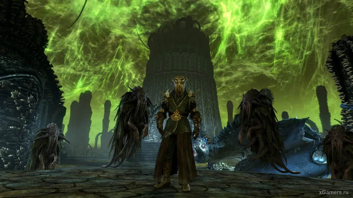 Rencontre avec Miraak dans le jeu Skyrim