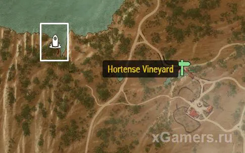 Repère sur la carte du Lieu de Pouvoir Aard à Toussaint