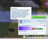 IDE - Carrière de Médecin dans Les Sims