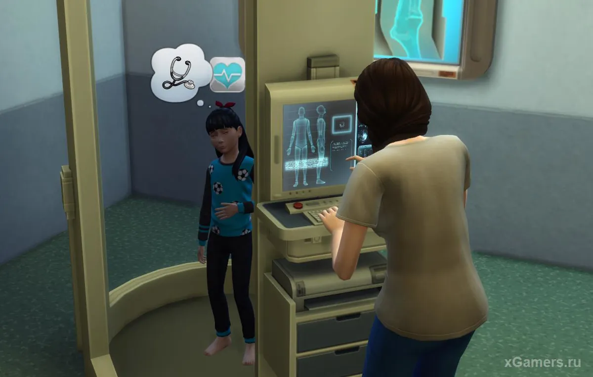 Utiliser le scanner à rayons X dans Les Sims 4