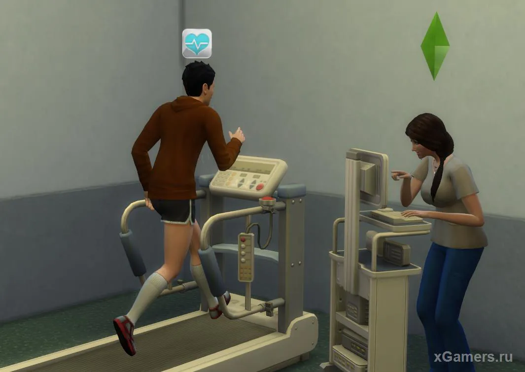 Test sur tapis de course - examen du patient