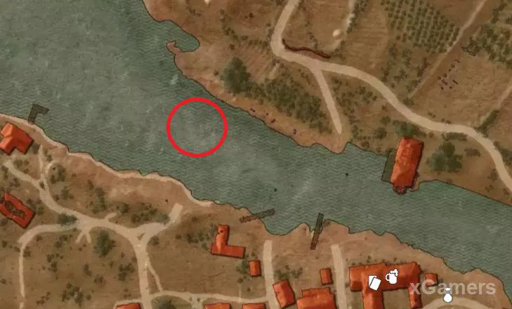 Emplacement des trésors de Blanchefleur, partie 3 - situé à proximité de la partie 2