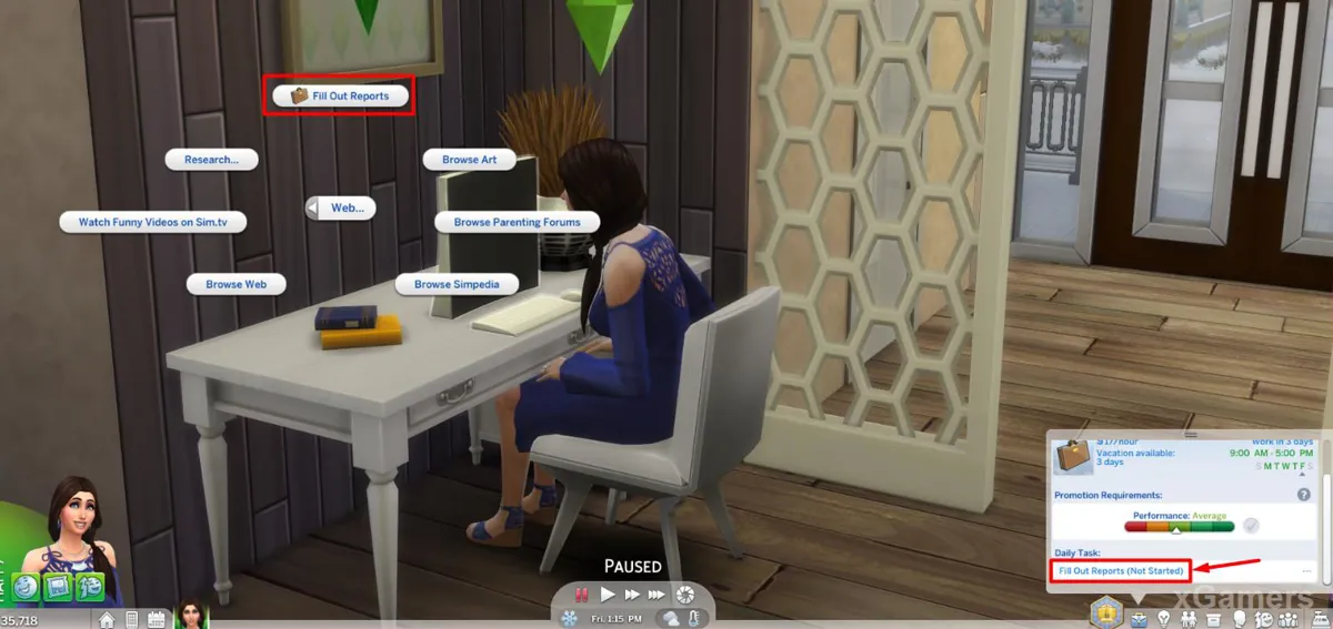 Évolution de carrière - Les Sims 4