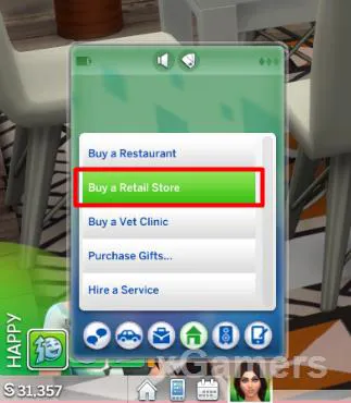 Acheter un magasin - The Sims 4