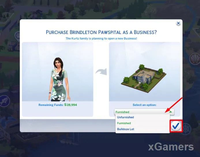 Pour bien comprendre le fonctionnement d'une clinique, sélectionnez le terrain Brindleton Pawspital