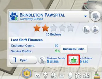 The Sims 4 - Bonus : Avantages commerciaux