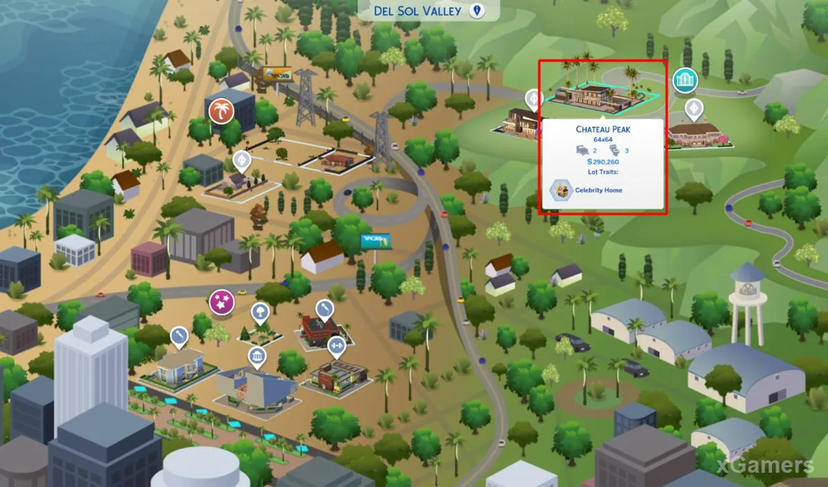 Chateau Peak - Défi Dynastie Sims 4