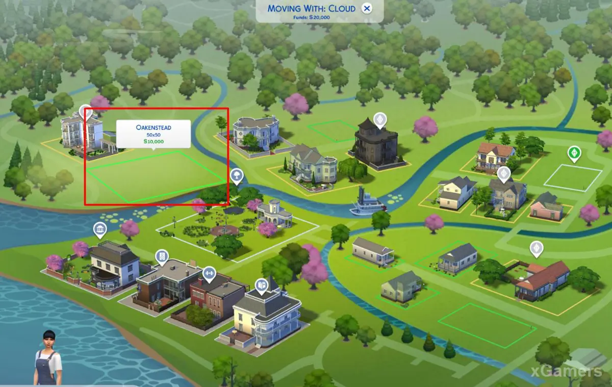 Emplacement pour construire votre maison - Sims 4