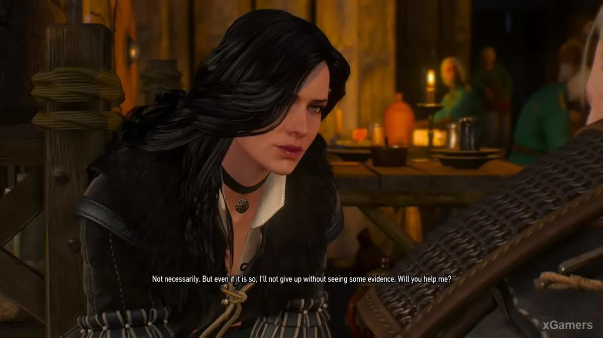 Geralt apprend que Yennefer s'intéresse de près au destin du sorcier Amos