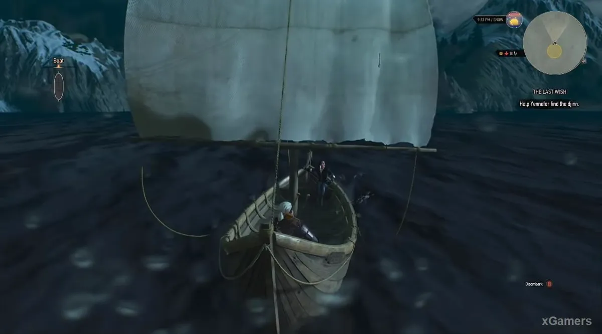 Le bateau met le cap vers le lieu présumé du naufrage du navire d'Amos