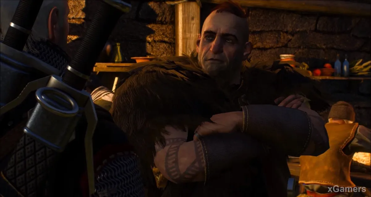 The Witcher 3 - Contrat : Le Fantôme d'Eldberg. Rencontre avec Jorund au village