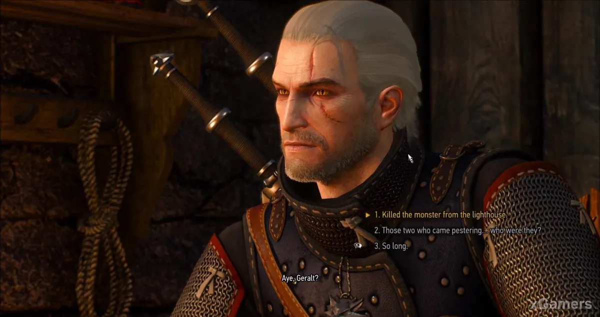 De retour au village d'Arinbjorn, Geralt raconte son aventure
