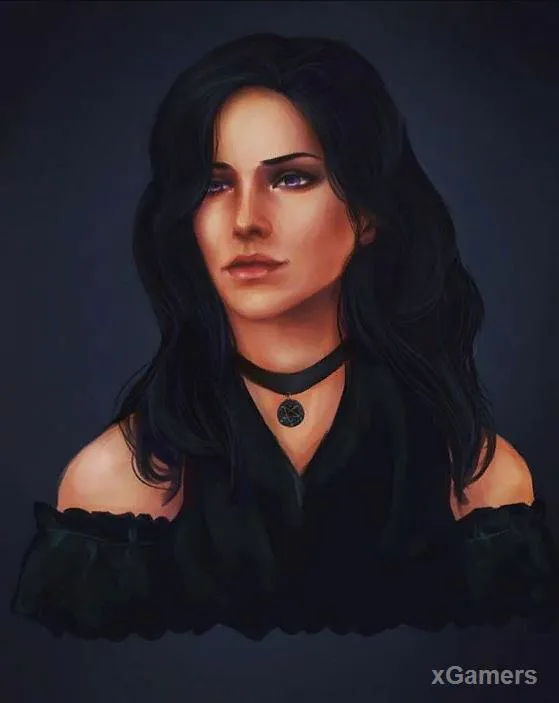 The Witcher 3 : portrait de Yennefer