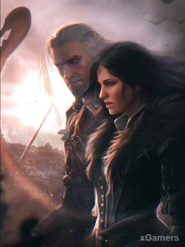 Geralt et Yennefer : Yennefer se sert de Geralt dans la quête Le Dernier Vœu
