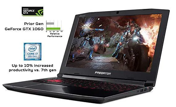 Acer Predator Helios 300 - meilleur PC portable gaming pour 1000$