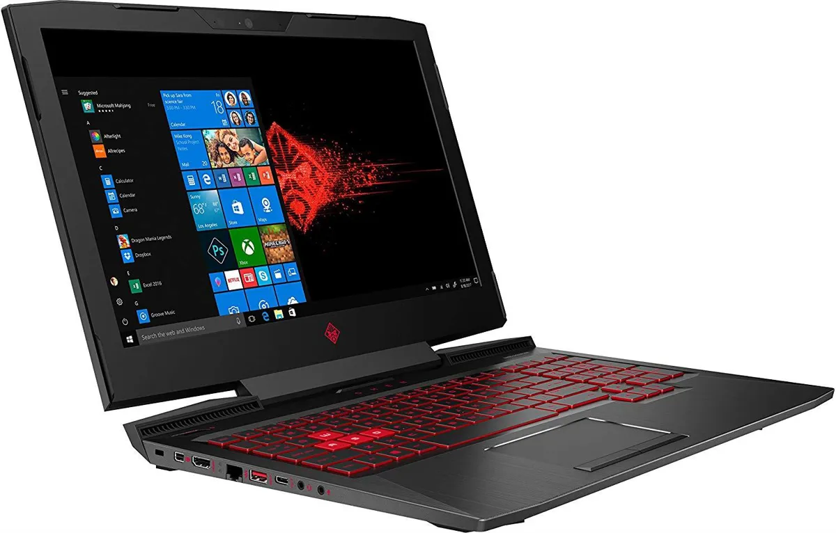 PC portable gaming HP 15-CE198WM 15.6″ FHD, Windows 10, processeur Intel Core i7-8750H, graphismes NVIDIA GeForce GTX 1060, mémoire 16GB DDR4 SDRAM, 1TB de disque dur + 256GB de SSD