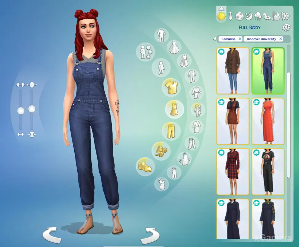 Nouveaux vêtements, coiffures, tatouages, etc. ajoutés au jeu