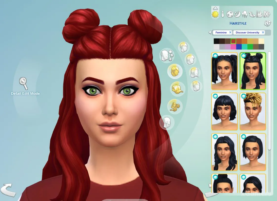 De nouvelles coiffures ajoutées dans Les Sims 4