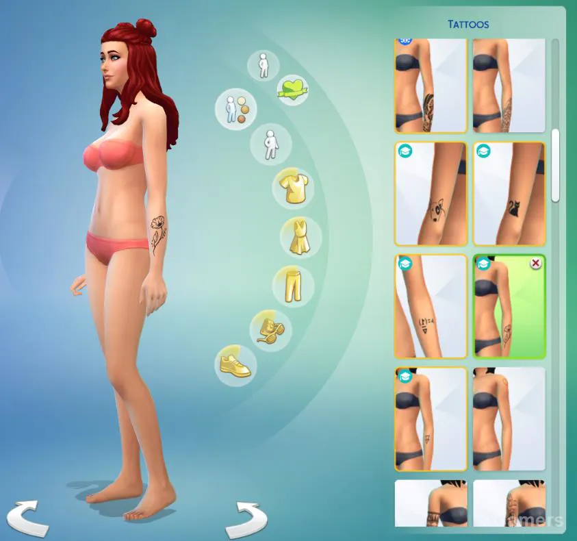 Nouveaux tatouages pour votre Sim dans Les Sims 4 : À la Fac