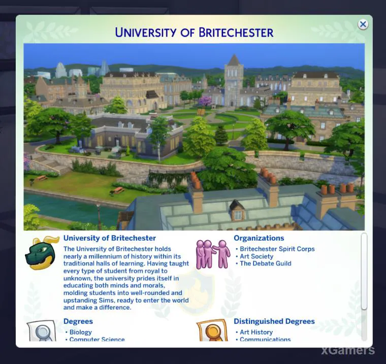 L'Université de Britechester possède près d'un millénaire d'histoire