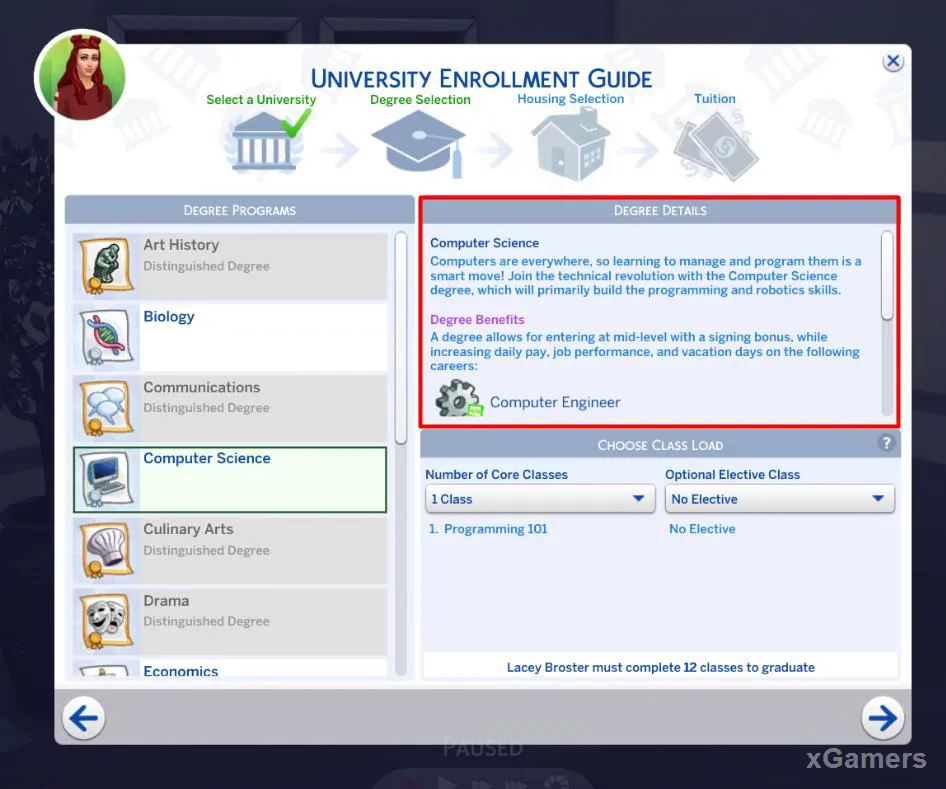 Informatique - détails du diplôme
