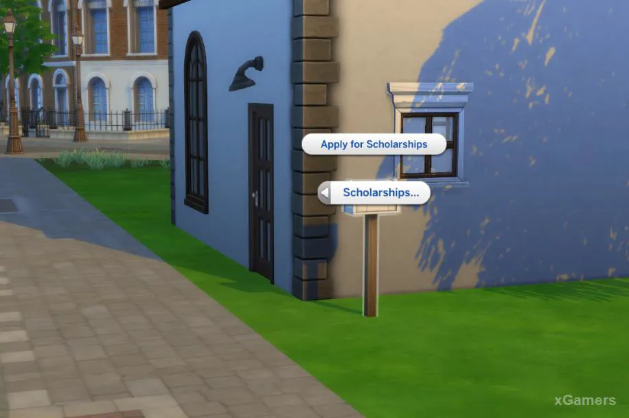 Postuler à une bourse - Les Sims 4