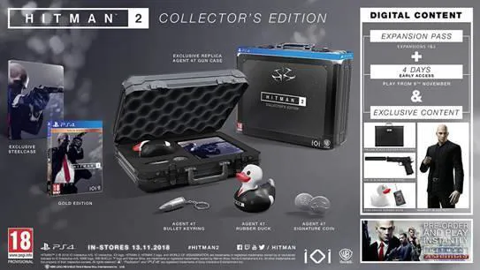 Hitman 2 - Contenu exclusif de l’édition collector