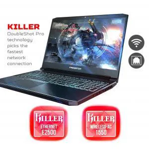 Acer Predator Helios 300 - la connexion réseau la plus rapide