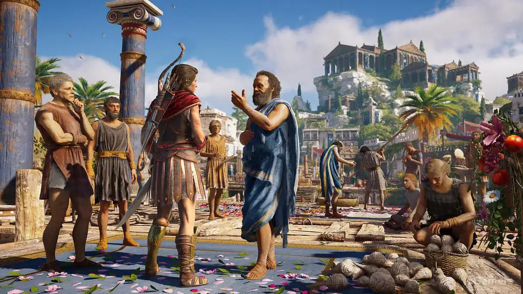 Conversations avec les personnages dans Assassin's Creed Odyssey