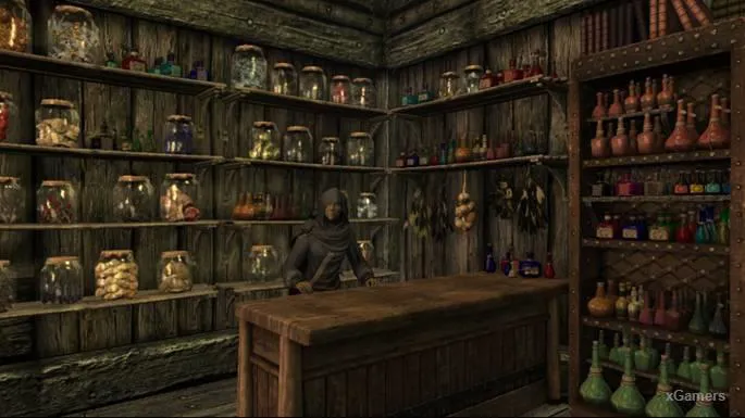 Recettes de potions d'alchimie dans Skyrim : une fois les propriétés de chaque ingrédient connues, vous pouvez fabriquer vos objets et mixtures