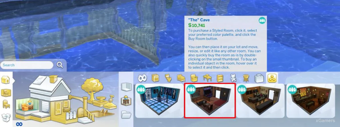 Les Sims 4 : Vivre Ensemble - pièces prêtes à l'emploi