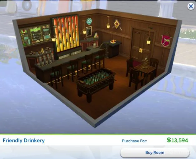 Pièces prêtes à l'emploi : The Cave dans Les Sims 4 : Vivre Ensemble