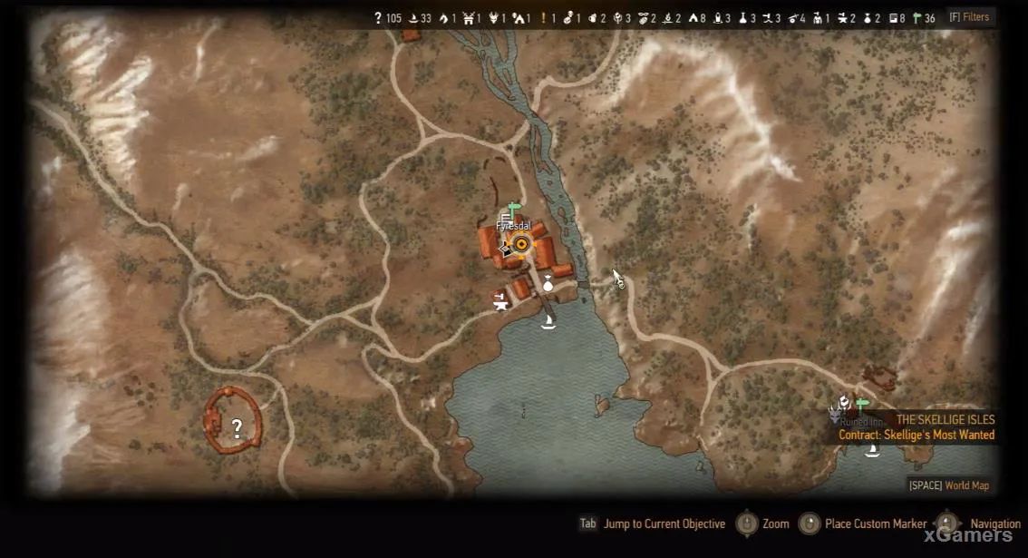 Le contrat (Les plus recherchés de Skellige), disponible pour tous les joueurs dans le village de Fyresdal