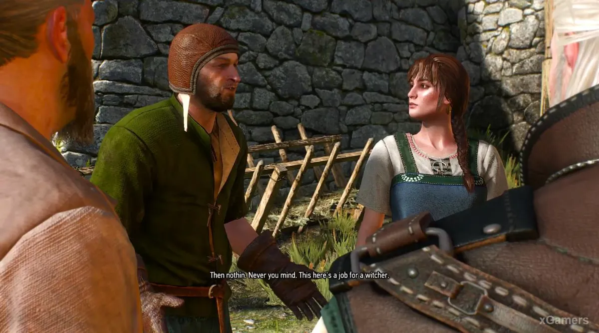 Resté seul avec la victime, Geralt tente de découvrir les détails de l'attaque