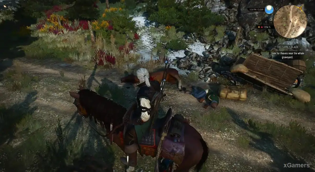 Après l'inspection des lieux, Geralt commence à comprendre que ce contrat sent de plus en plus le mensonge