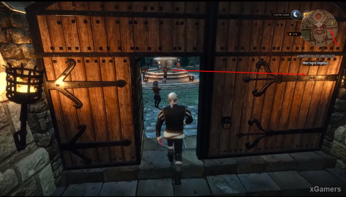 Rendez-vous d'abord au petit tournoi de Gwent