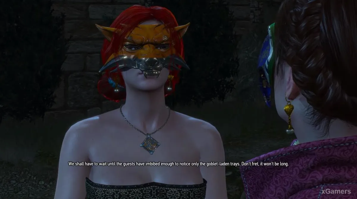 Triss dans la quête Question de vie ou de mort