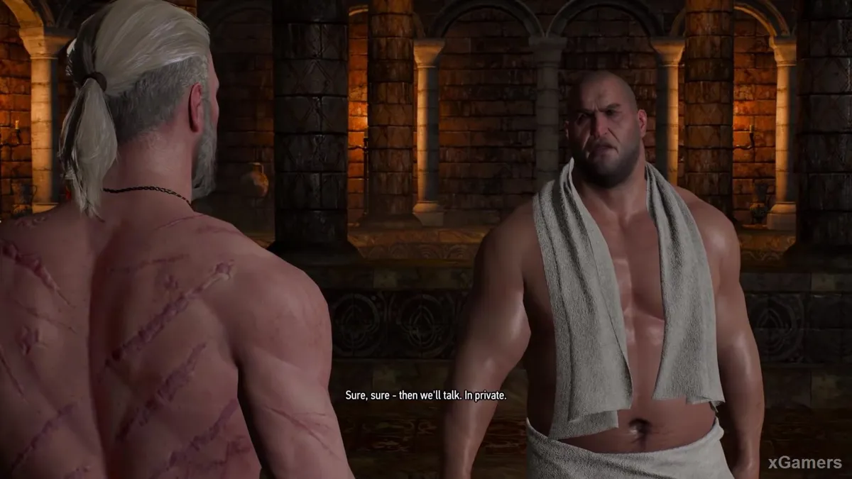 Conversation en tête-à-tête entre Geralt et Dijkstra